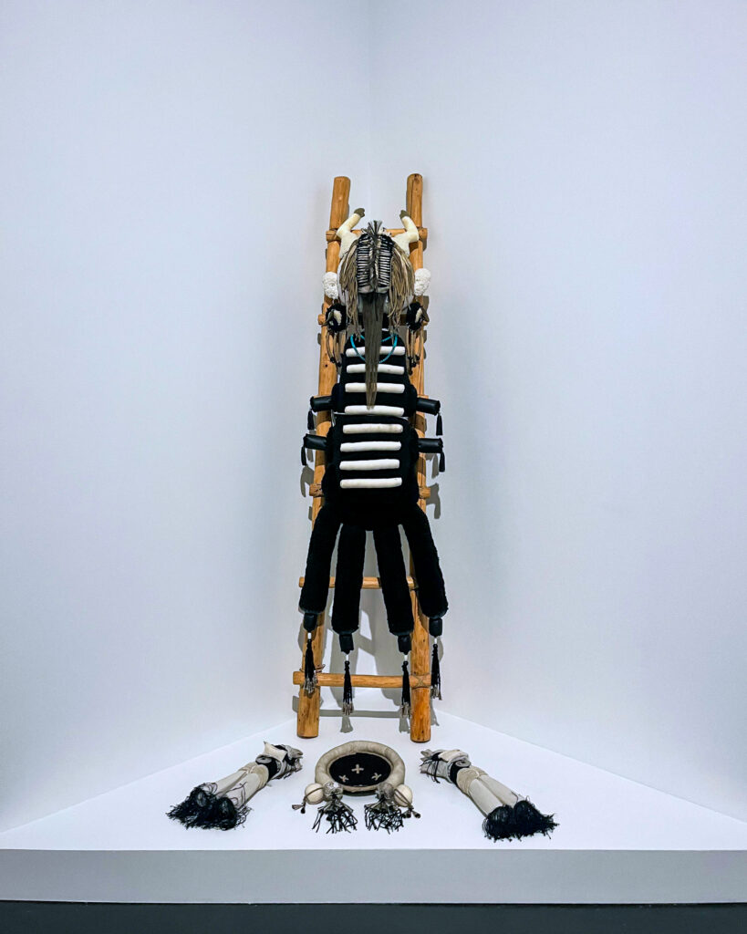 Installation image from Eric-Paul Riege, Ojo|-|olo at The Bell Gallery, 2025